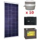 Kit solaire 10 spots LED 12V