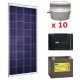 Kit solaire 2 spots LED 12V