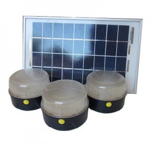 Kit solaire 3 lampes portables