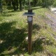 Solar LED post