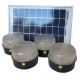 Kit solaire Eclairage 4 lampes