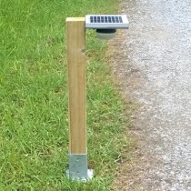 Solar LED post