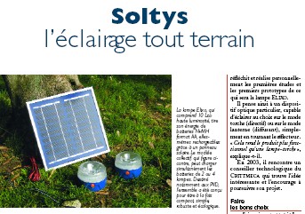 presse solaire Soltys